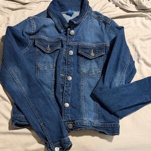 Classic Dark Blue Denim Jacket